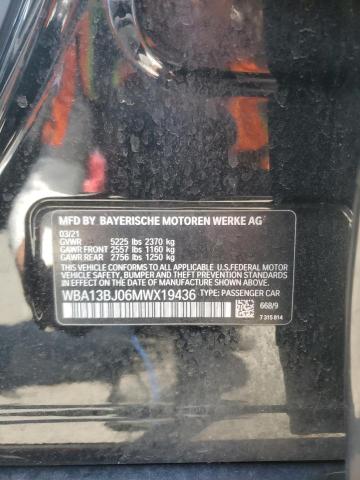 2021 BMW 530 XI - WBA13BJ06MWX19436