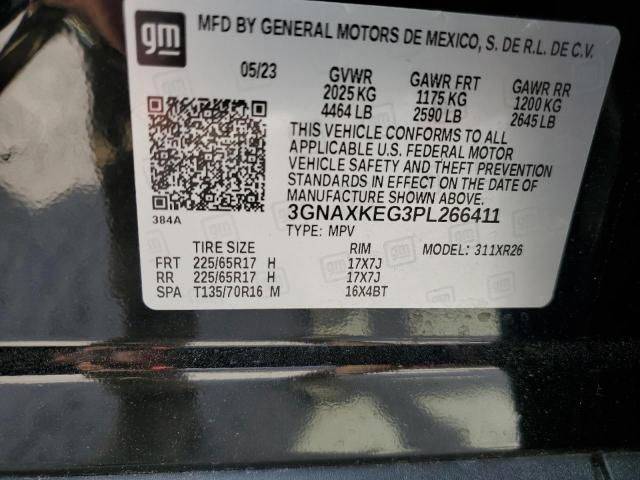 2023 CHEVROLET EQUINOX LT - 3GNAXKEG3PL266411