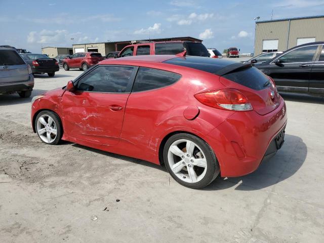 HYUNDAI VELOSTER 2012 red coupe 3d gas KMHTC6AD0CU026535 photo #3
