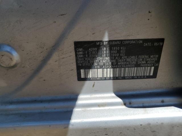 2019 SUBARU IMPREZA 4S3GKAA6XK3620695