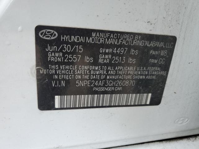 2016 HYUNDAI SONATA SE - 5NPE24AF3GH260870