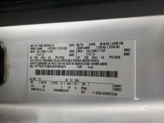 2018 FORD F150 SUPER - 1FTEX1CB6JKF06023
