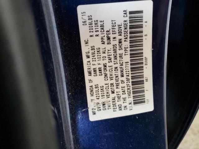 2015 HONDA ACCORD - 1HGCR2F38FA227716