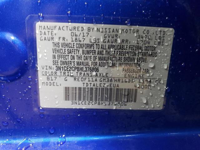2017 NISSAN VERSA NOTE - 3N1CE2CP8HL376806