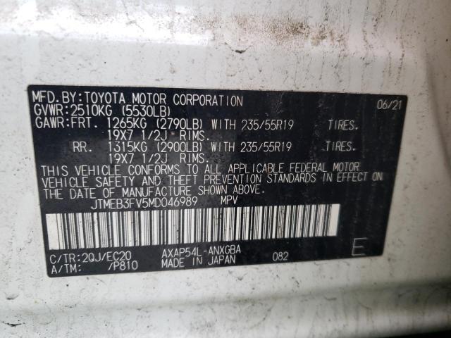 2021 TOYOTA RAV4 PRIME - JTMEB3FV5MD046989