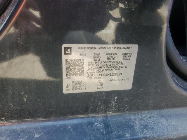 2019 CHEVROLET SILVERADO - 2GCVKPEC4K1122623
