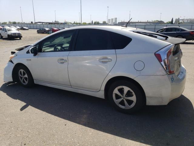 TOYOTA PRIUS 2013 white hatchbac hybrid engine JTDKN3DU5D5634051 photo #3