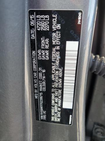 2016 VOLVO S60 R DESI - YV126MFP7G2396715