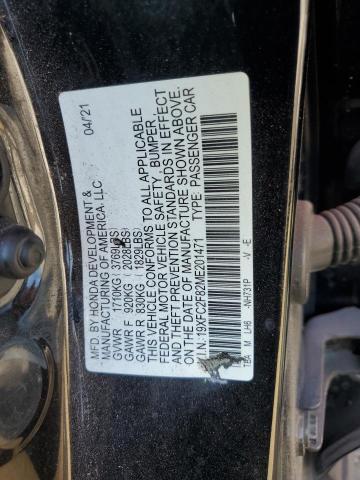 2021 HONDA CIVIC SPOR - 19XFC2F82ME201471