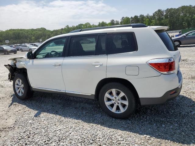 Vin: 5tdzk3eh8cs084605, lot: 54179795, toyota highlander base 20122