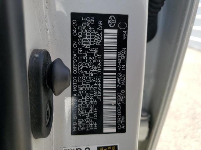 2020 TOYOTA 02-2FDC25 JTDKARFP5L3158691