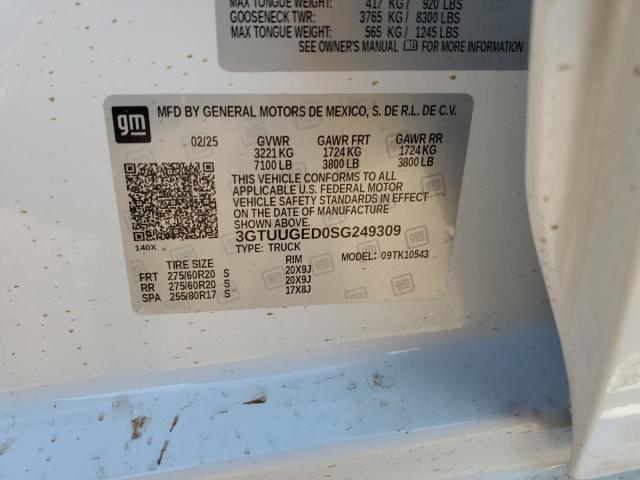 2025 GMC SIERRA K15 - 3GTUUGED0SG249309