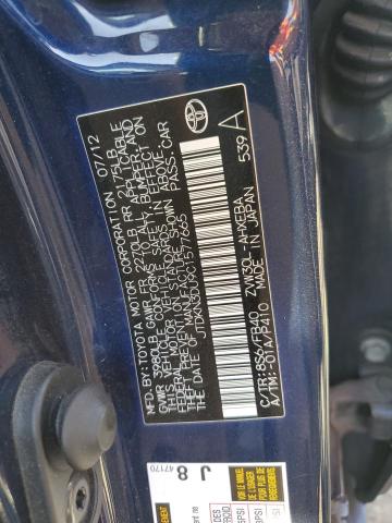 2012 TOYOTA PRIUS - JTDKN3DU9C1577665
