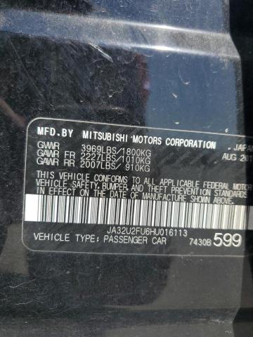 2017 MITSUBISHI LANCER ES JA32U2FU6HU016113