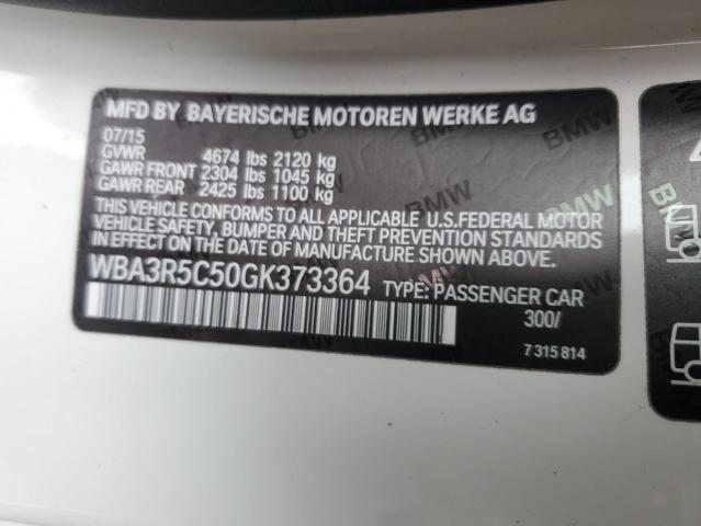 2016 BMW 435 XI WBA3R5C50GK373364