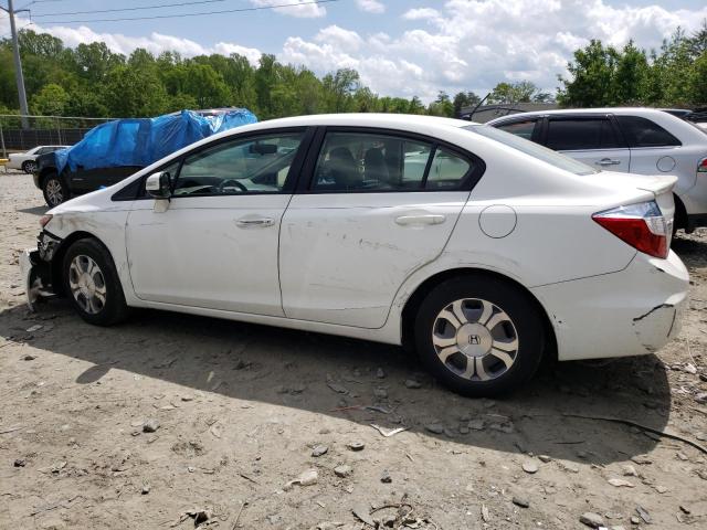 Vin: jhmfb4f34cs010616, lot: 55110275, honda civic hybrid l 20122