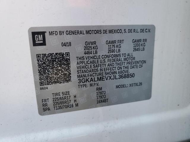 2018 GMC TERRAIN SL - 3GKALMEVXJL368850