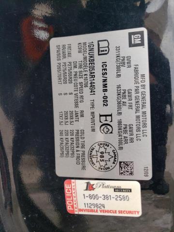 2010 CHEVROLET TAHOE K150 - 1GNUKBE05AR144941
