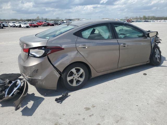 Vin: 5npdh4ae3fh567617, lot: 51658055, hyundai elantra se 20153