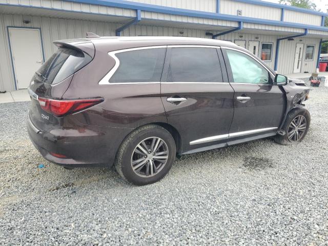 Vin: 5n1dl0mm7kc508520, lot: 54226845, infiniti qx60 luxe 20193