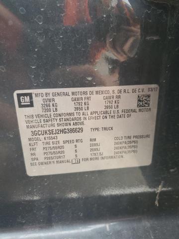 2017 CHEVROLET SILVERADO - 3GCUKSEJ2HG386629