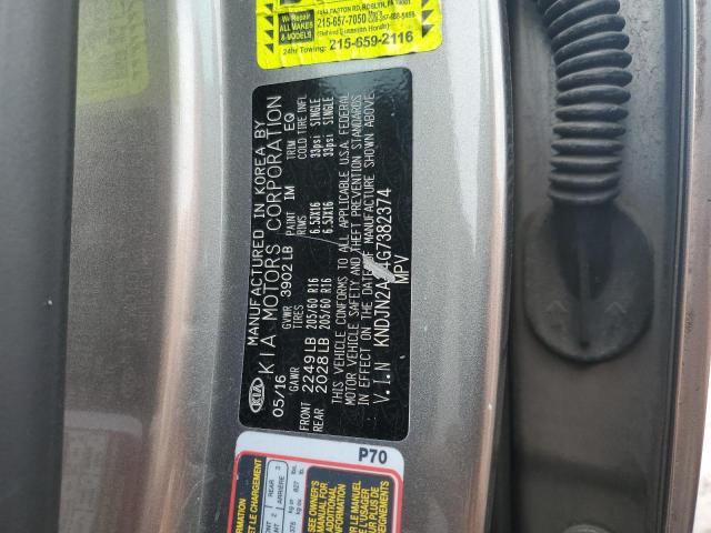 2016 KIA SOUL KNDJN2A24G7382374