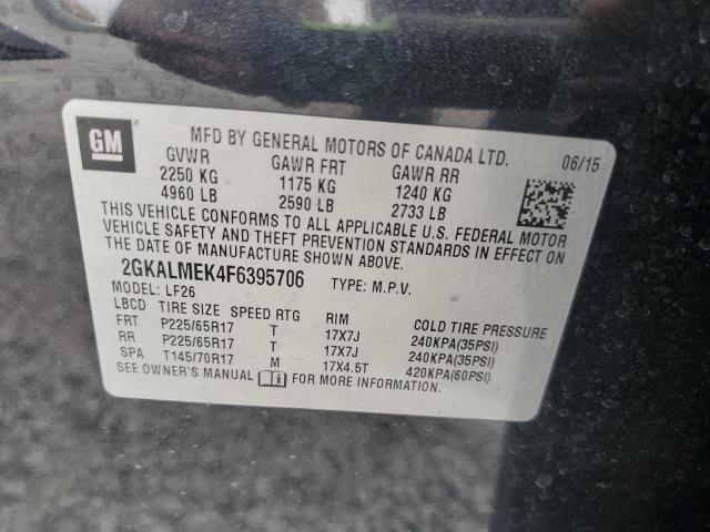 2015 GMC TERRAIN SL - 2GKALMEK4F6395706