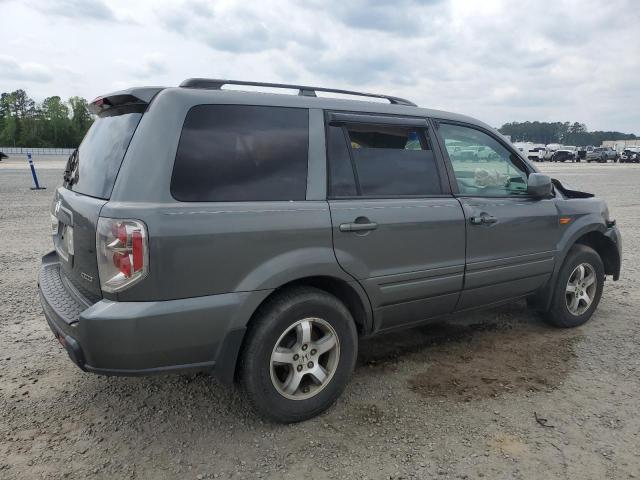 HONDA PILOT EXL 2007 charcoal  gas 5FNYF18517B011964 photo #4
