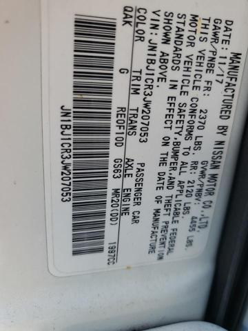 2018 NISSAN ROGUE SPOR - JN1BJ1CR3JW207053