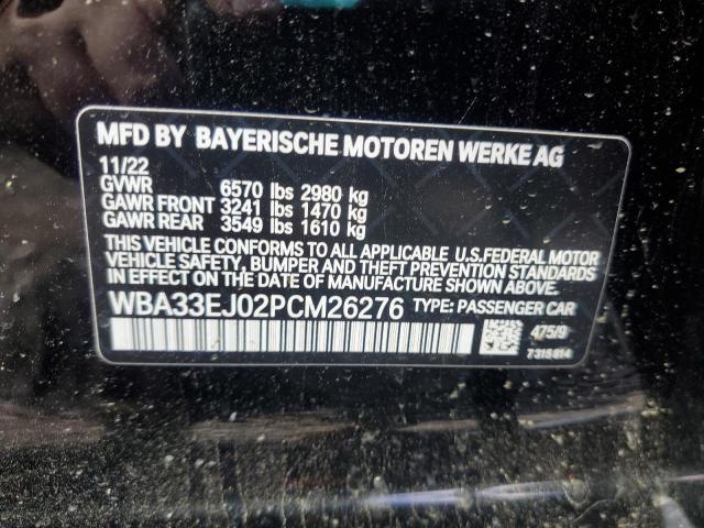 2023 BMW 760 XI WBA33EJ02PCM26276