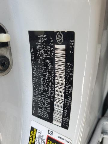 2021 TOYOTA CAMRY XSE - 4T1K61AK9MU591985