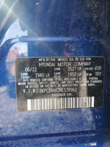 2022 HYUNDAI ACCENT SE - 3KPC24A62NE178962