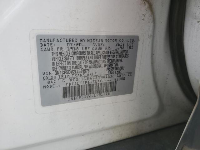 2020 NISSAN KICKS SR - 3N1CP5DV2LL531576