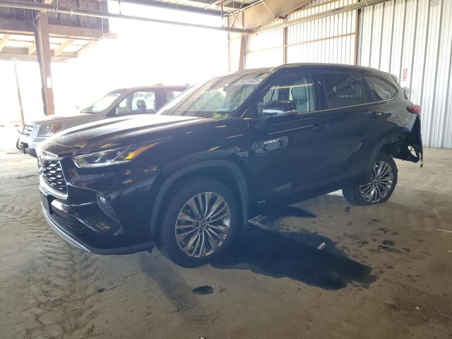 Vin: 5tdebrch9ms026671, lot: 54223425, toyota highlander hybrid platinum 2021 img_1