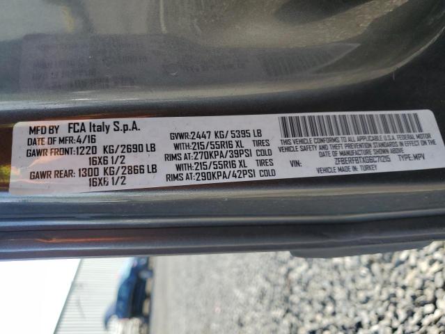 2016 RAM PROMASTER - ZFBERFBTXG6C71215