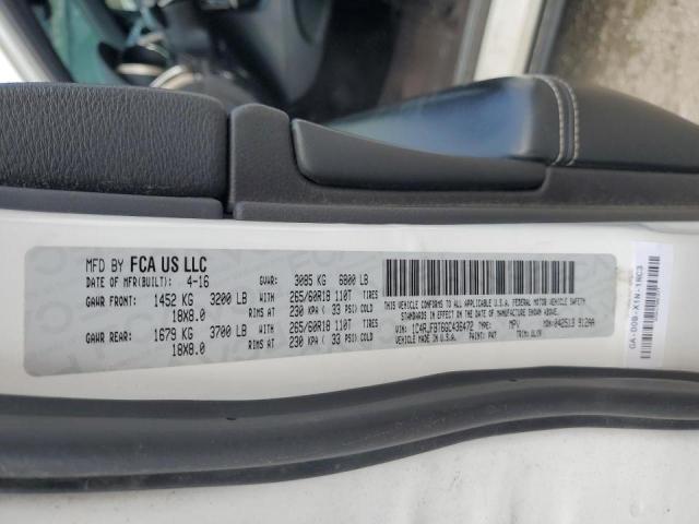 2016 JEEP GRAND CHER - 1C4RJFBT6GC436472