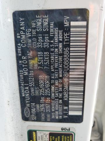 2015 HYUNDAI SANTA FE G KM8SM4HF8FU088886