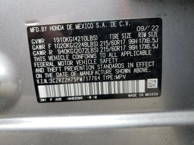 2023 HONDA HR-V 3CZRZ2H75PM717764