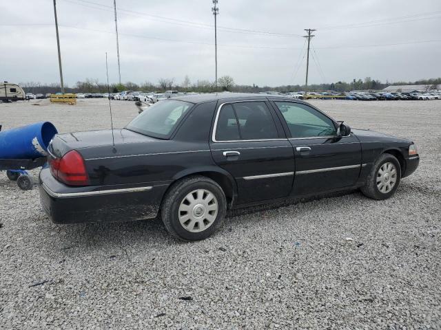 MERCURY GRAND MARQ 2005 black sedan 4d gas 2MEFM75W25X627343 photo #4
