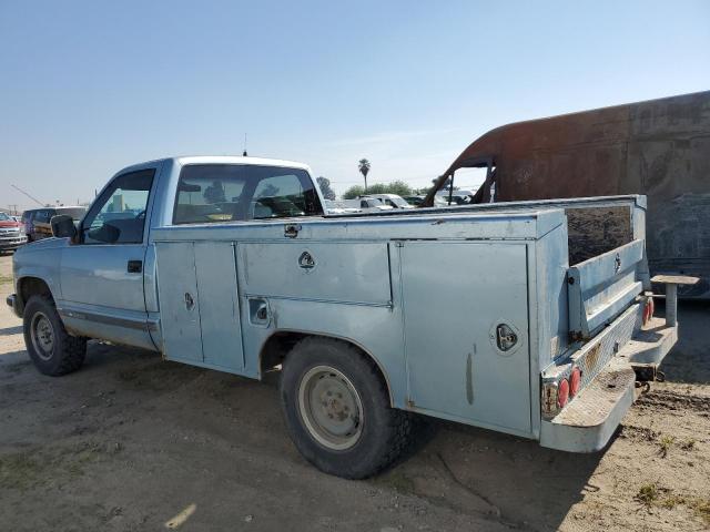 CHEVROLET GMT-400 K2 1989 blue pickup gas 1GCFK24K9KE199101 photo #3