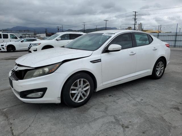 KIA OPTIMA LX 2012 white  gas KNAGM4A77C5287198 photo #1