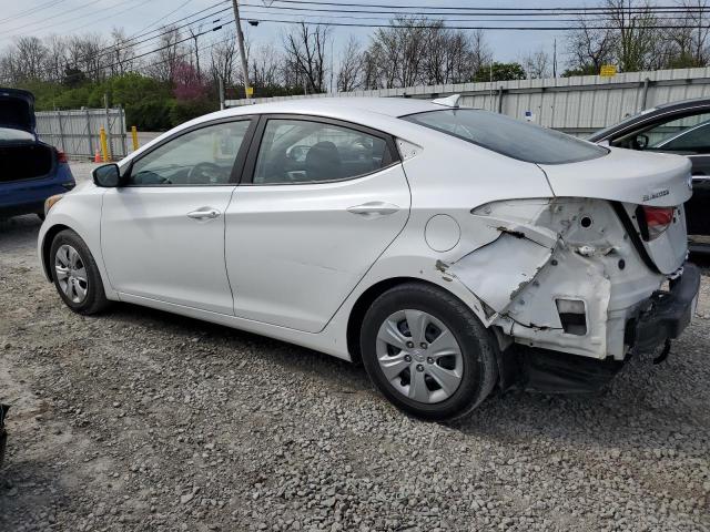 Vin: 5npdh4ae8gh665107, lot: 52195595, hyundai elantra se 20162