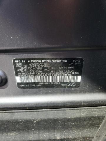 2020 MITSUBISHI ECLIPSE CR - JA4AS3AA3LZ033964