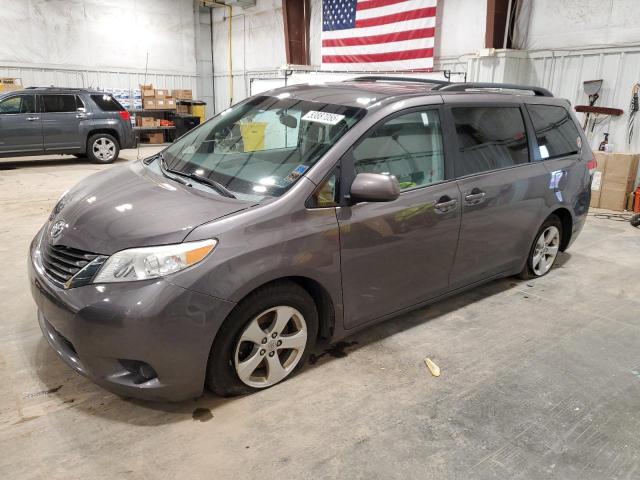 TOYOTA SIENNA LE 2013 gray sports v gas 5TDKK3DC5DS365060 photo #1
