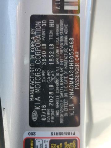 2017 KIA RIO LX - KNADM4A3XH6055468