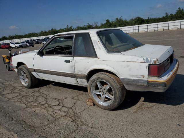FORD MUSTANG LX 1991 white sedan 2 gas 1FACP40M7MF122141 photo #3