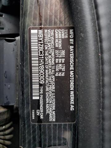 2017 BMW I3 REX - WBY1Z8C31HV890309