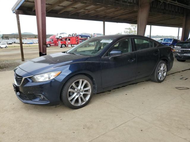MAZDA 6 TOURING 2017 blue  gas JM1GL1V56H1138826 photo #1