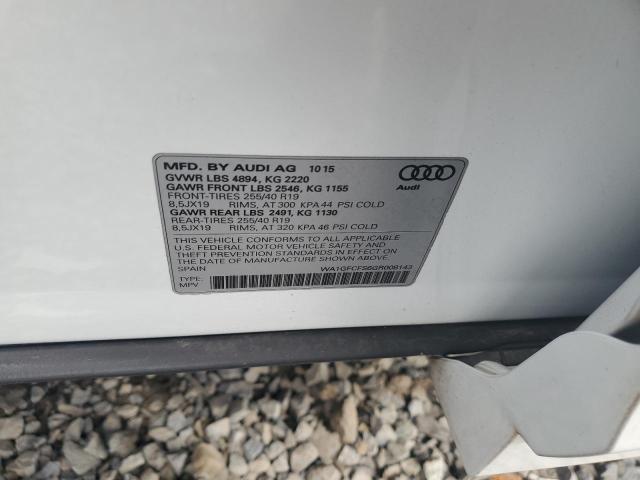 2016 AUDI Q3 PRESTIG WA1GFCFS6GR008143