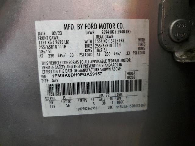 2023 FORD EXPLORER X - 1FMSK8DH9PGA59157